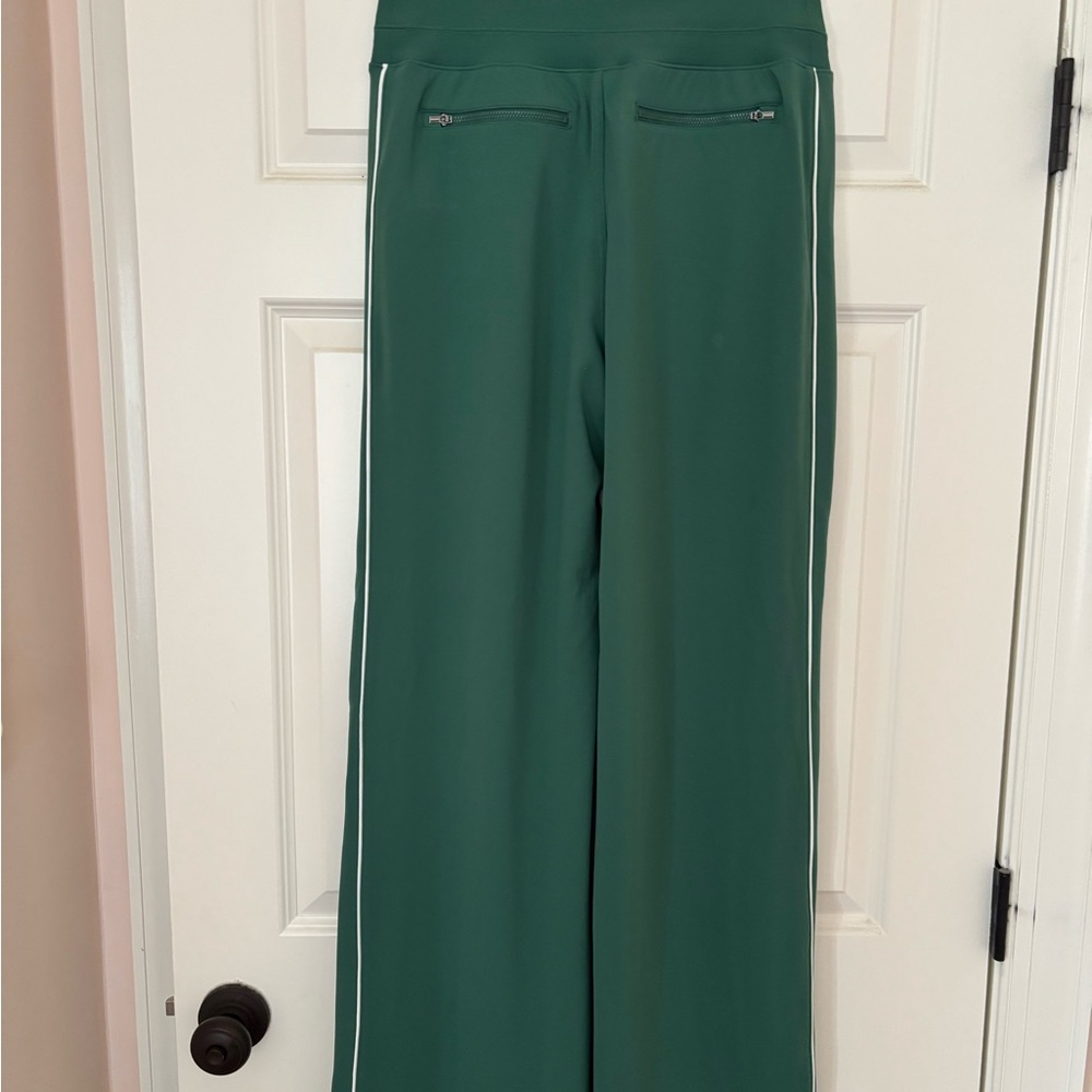 Athleta Forest Green Wide-Leg Pants